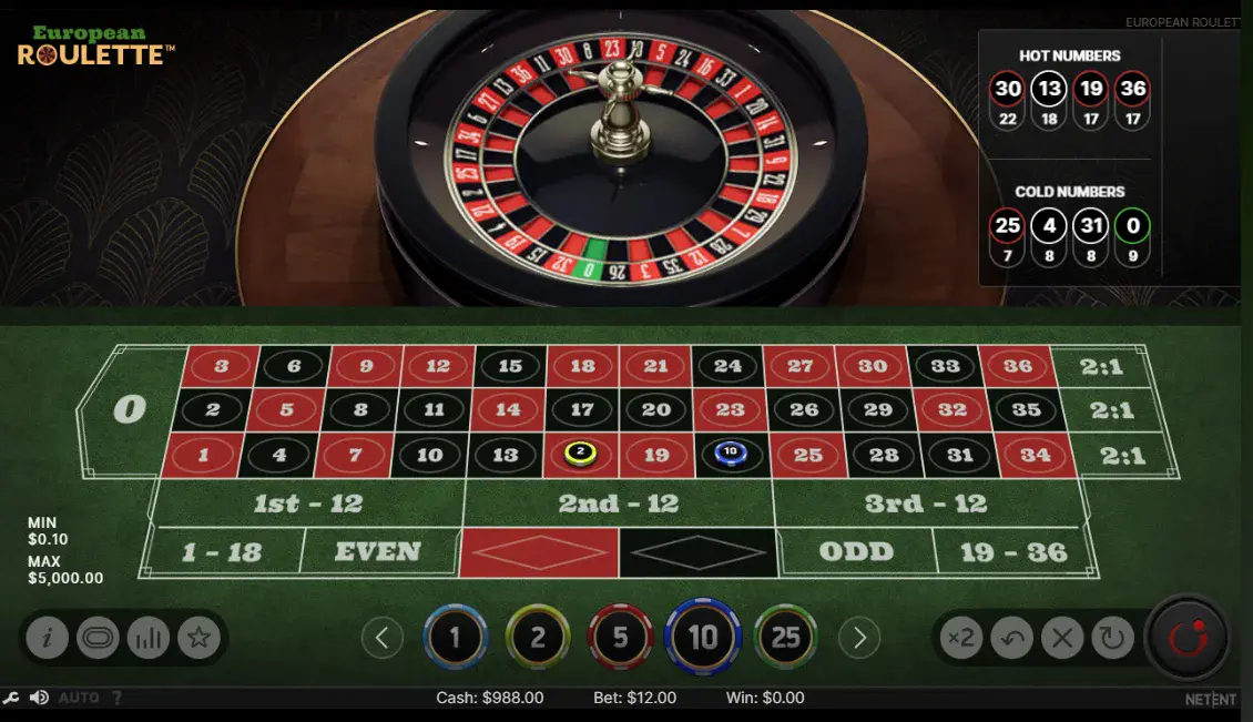 European-roulette-demo-wersja